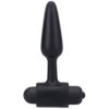Vibrerende Butt Plug - 3 / 8 cm - Zwart