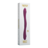 Duet - Dubbel Eind Vibrator met Draadloze Afstandsbediening - Berry