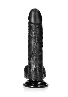 Curved Realistic Dildo with Balls and Suction Cup - 8&quot; / 20,5 cm