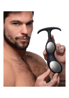 Premium Silicone Weighted Prostate Plug - Extra Large