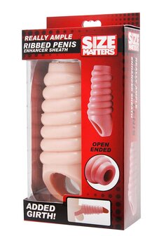 Really Spacious Ribbed Penis Enlargement Sleeve