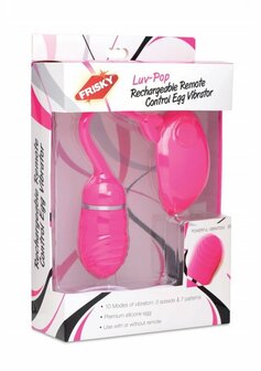 Luv-Pop - Rechargeable Vibrating Egg with Remote Control