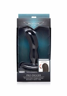 Pro-Digger - Silicone Stimulating P-Spot Vibrator with Beads