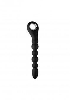 Dark Scepter - Vibrating Silicone Anal Beads