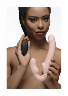 Evoke Ergo-Fit - Inflatable and Vibrating Strapless Strap-On