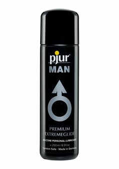 MAN Extreme Glide - Siliconebased Lubricant and Massage Gel for Men - 8 fl oz / 250 ml