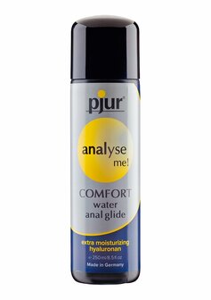 Analyze Me! - Waterbased Lubricant and Massage Gel with Hyaluronic Acid - 8 fl oz / 250 ml
