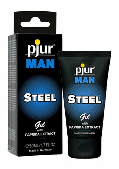MAN - Steel Gel - Lubricant and Massage Gel - 2 fl oz / 50 ml