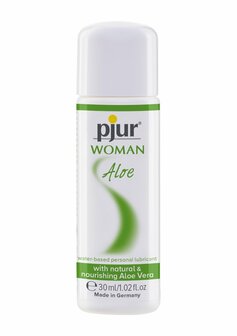 Woman Aloe - Waterbased Lubricant and Massage Gel with Aloe Vera - 1 fl oz / 30 ml