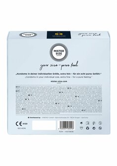 Pure Feel - Condoms 53 mm - 36 Pack