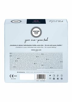 Pure Feel - Condoms 64 mm - 36 Pack