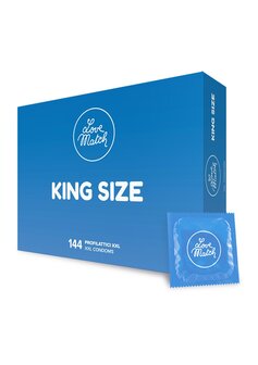 King Size - Condoms - 2.4 &quot; / 60 mm - 144 Pieces