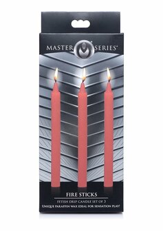 Fire Sticks - Fetish Drip Candles - 3 Pieces