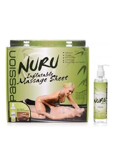 Nuru - Inflatable Massage Sheet and Gel Kit