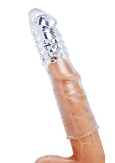 Vibrating Penis Sleeve with Bullet