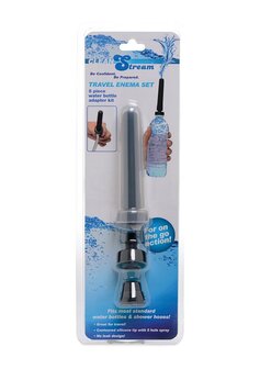 Travel Enema Water Bottle Adapter Set - 5 Pieces