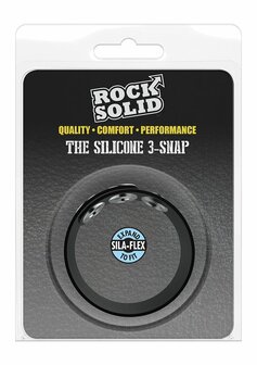 The Silicone 3 Snap - Cockring