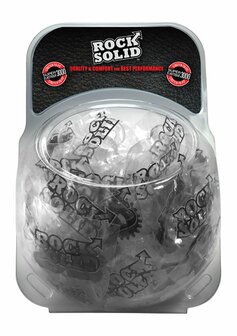 2 Pack C-Ring Set- Clambowl 50 Pieces (25 clear / 25 black)