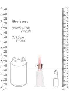 Clitoral &amp; Nipple Pump Set Medium - Medium