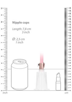Clitoral &amp; Nipple Pump Set Medium - Large