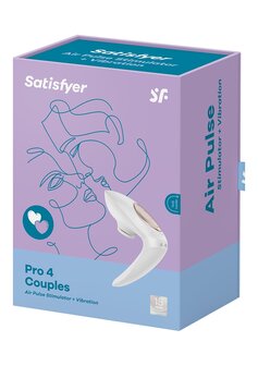 Pro 4 - Couples Air Pulse Stimulator + Vibration