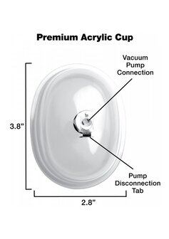 Small Vaginal Pump with Cup Attachment - Small