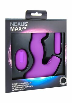 Max 20 - Waterproof Unisex Massager with Remote Control