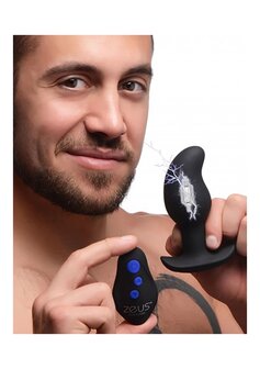 Vibrating and E-Stim Silicone Prostate Massager + Remote Control