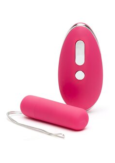 Remote Control Knicker Vibrator - Pink/Black