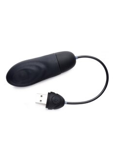 Pulsating Rechargeable Silicone Bullet