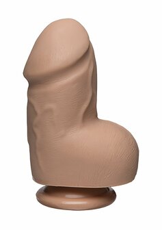 Fat D - Realistic FIRMSKYN Dildo with Balls - 6&quot; / 15 cm