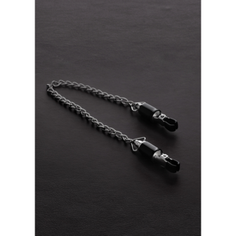 Barrel Tit Clamps with Chain (pair)