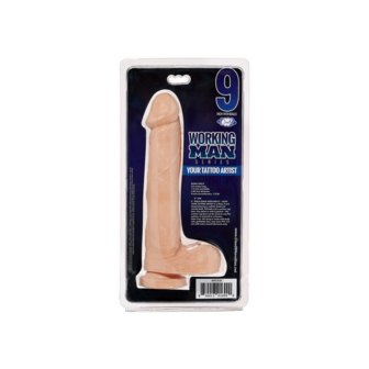 Working Man - Your Tattooist Dildo - 9 / 23 cm