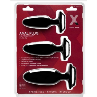 Finger Grip Plug Starter Kit - Butt Plug Kit with Finger Grip