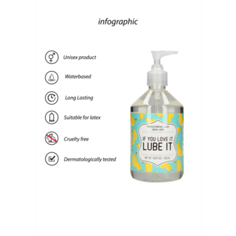 If You Love It. Lube It - Masturbation Lubricant - 17 fl oz / 500 ml