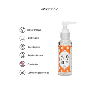 Numb Your Bum - Anale Glijmiddel - 3 fl oz / 100 ml