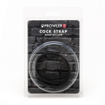 Silicone Cock Strap - Black