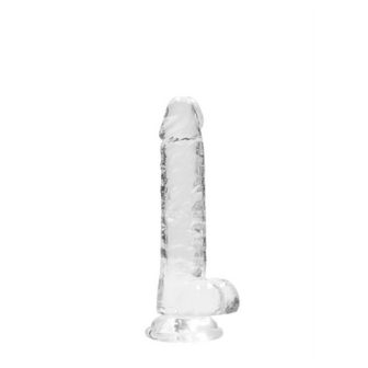 Realistic Dildo with Balls - 7 / 18 cm