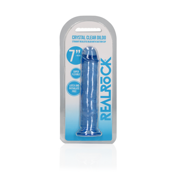 Straight Realistic Dildo with Suction Cup - 7&#039;&#039; / 18