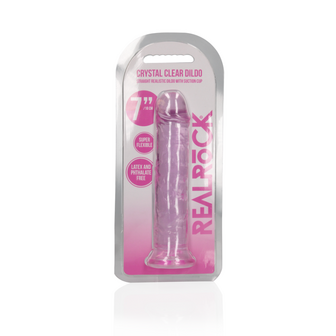 Straight Realistic Dildo with Suction Cup - 7&#039;&#039; / 18