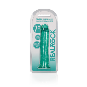 Straight Realistic Dildo with Suction Cup - 7&#039;&#039; / 18