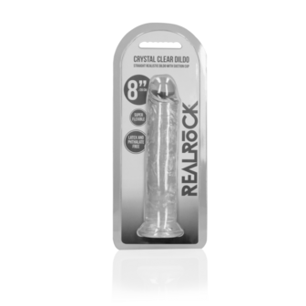 Straight Realistic Dildo with Suction Cup - 8&#039;&#039; / 20