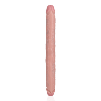 Slim Dubbel Eindige Dildo 14 / 35,6 cm - Vleeskleurig