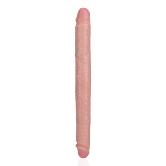 Slim Dubbel Eindige Dildo 14 / 35,6 cm - Vleeskleurig