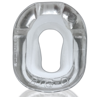 Big-D - Bigger Bulge Cockring with Shaft Grippers - Clear