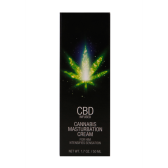 CBD Cannabis Masturbation Cream for Him - 2 fl oz / 50 ml