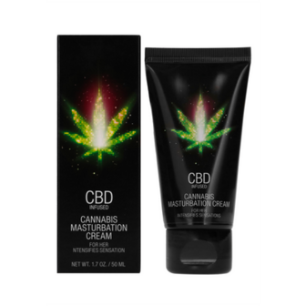 CBD Cannabis Masturbation Cream For Her - 2 fl oz / 50 ml