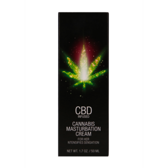 CBD Cannabis Masturbation Cream For Her - 2 fl oz / 50 ml