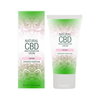 Natural CBD - Masturbation Cream for Her - 2 fl oz / 50 ml