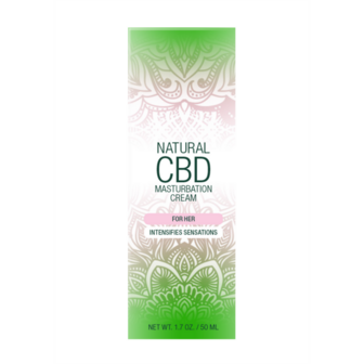 Natural CBD - Masturbation Cream for Her - 2 fl oz / 50 ml